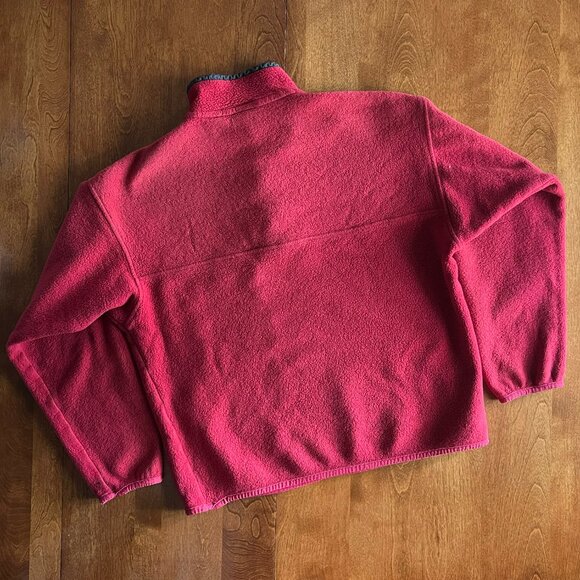 Patagonia vintage cranberry red Snap-T M - Picture 4 of 13